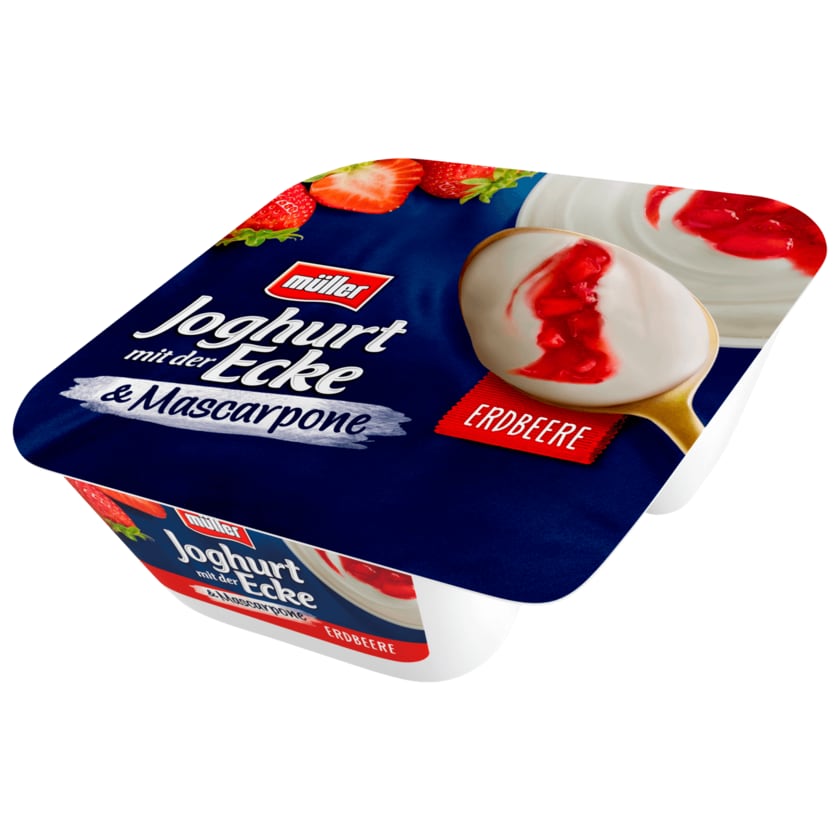Müller Joghurt mit der Ecke & Mascarpone Erdbeer 135g